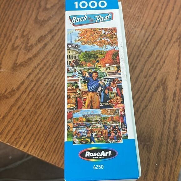 Rose Art Back to the Past Homecoming Football Game Puzzle 1000 piece w/ Poster - Picture 3 of 4